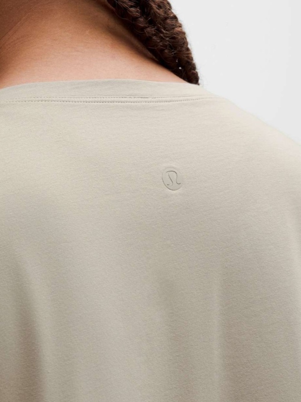 lululemon🍋 Cates Tee in Riverstone Size 12 NWT Pima Cotton - Picture 4 of 8